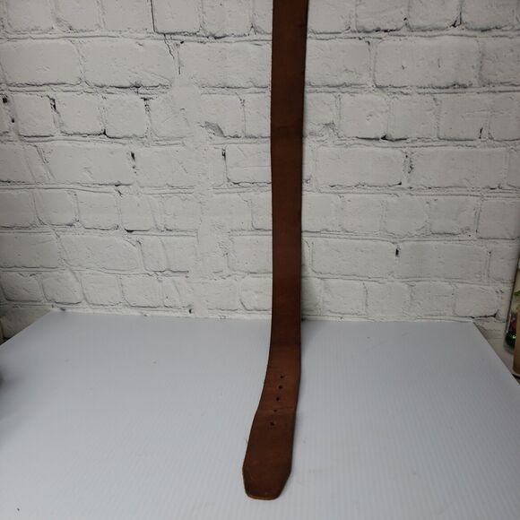 Vintage men genuine TIMBERLAND tan‎ leather belt size 36 - Picture 3 of 14
